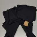 Nylon Underwear for Women, Seamless Panties, Hipster No Show Invisible Briefs, Mid Waist, Multi, 6 Pack (Large, Black)