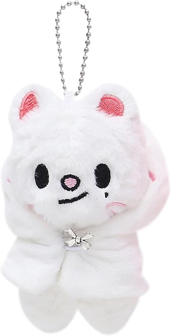 Stays Fans Plush Figures 4" Plush Keychain 3RD Fan Meeting Dolls With Detachable Cloak