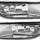 Front Bumper Fog Lights Pair Compatible with Corolla 2003 2004 Left & Right Halogen Fog Light Passenger & Driver Side 81220-02060 81210-02060