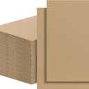 FARRAY 100 Pack 4x6 Inch Corrugated Cardboard Sheets, 1.8mm Thick Brown Kraft Cardboard Backing, Bulk Flat Cardboard Inserts Filler Pads for Packing, Shipping, Mailers, Crafts
