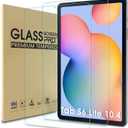 WD&CD 2 Pack Screen Protector Compatible with Samsung Galaxy Tab S6 Lite 10.4" 2024/2022/2020, 9H Hardness Tempered Glass Film Clear Anti-Bubble