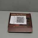 Mug Warmer - 36W Coffee Mug Warmer for Desk with Temperature Display, 2-12Hrs Auto Shut Off, Smart Candle Warmer - Ideal Coffee Gifts Accessories Keep Beverages Coffee Warmer (Wood) (Wood)