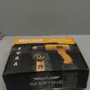 SEEKONE Heat Gun 1800W 122-120250- 650Fast Heating Heavy Duty Hot Air Gun Kit Variable Temperature Control Overheat Protection with 4 Nozzles for Crafts, Shrinking PVC, Stripping Paint(5.2FT)