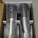 Electric Salt and Pepper Grinder Set 2 Pack, Adjustable Grinding Speed Adjustable Coarseness, Rechargeable Automatic Salt Pepper Shakers Stainless Steel Large Capacity for Kitchen, Dining or Camping