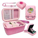 JCHPINE Silicone Cover Case for Bitzee Magicals Interactive Digital Pet and Case, Protective Skin Sleeve for Bitzee Magicals Virtual Electronic Pets Accessories (Pink)