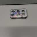 2 x AGVEE 3+3 6 Pack for iPhone 15 6.1" / 15 Plus 6.7" Camera Lens Cover Protector, Metal Ring 9H Tempered HD Glass Camera Cover Protector Film, Silver