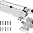 Hydraulic Door Closer, Exposed Installation. Door Closer for Heavy Duty Doors, Walk-in Freezers, Fire Doors and Warehouse Doors | 600,000 Cycles Tested, with Flush to 3/4 Inch Hook