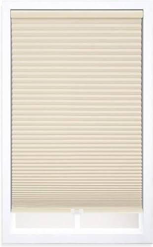 DEZ FURNISHINGS Cordless 1.5" Blackout Cellular Shade, Tan, 21" W x 36" H