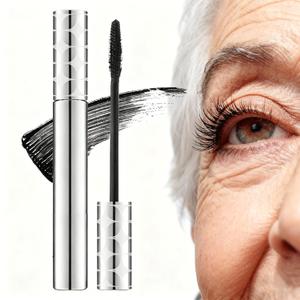 Volume Mascara for Older Women 60 Plus, 2026 New Mascara Volumizing and Lengthening Tubing Mascara for Mature Women with Thinning Lashes, Non Clumping Waterproof & Long-Wearing (Black)