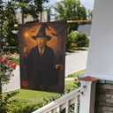 Funny Happy Halloween Flags 12x18 In Double Sided Pumpkin Bat Outdoors Garden Flag for Yard Lawn Decoration