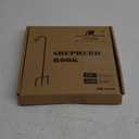 Shepherd Hook 32 inch 1/2 inch Thick Use at Weddings, Hanging Solar Lights, Lanterns, Bird Feeders, Metal Hanger Hook (Black,32inch). U.S. Patent.