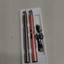 2 Pack Electric Candle Lighter USB Rechargeable Lighters Windproof Plasma Arc Lighters Flameless Type C Long Lighter with Safety Switch for BBQ Camping Birthday Fireworks(Pink+Blue)