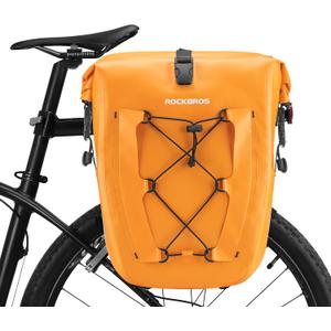 ROCKBROS Bike Panniers Waterproof Bike Rear Rack Bag Max 30L Large Capacity Bike Rear Panniers for Cycling Traveling Commuting 1 Pack
