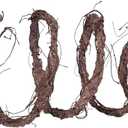 Ttranewsoo 118"/300cm Big Artificial Fake Plants Cherry Blossom Tree Branches/Garland,Wall Hanging Rattan Trunk Flexible Vines Garland Wedding Garden Decoration Rattan Wall Fake Tree Branches Decor