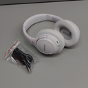 BERIBES Bluetooth Headphones Over Ear, 65H Playtime and 6 EQ Music Modes Wireless with Microphone, HiFi Stereo Foldable Lightweight Headset (White)