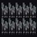 10Pcs Acrylic Candelabra Centerpieces for Wedding,5 Arm Clear Candelabra Table Centerpiece Acrylic Candle Stick Holders with Removable Lampshade for Party Easter Fireplace Decor Fit 0.8 LED Candle