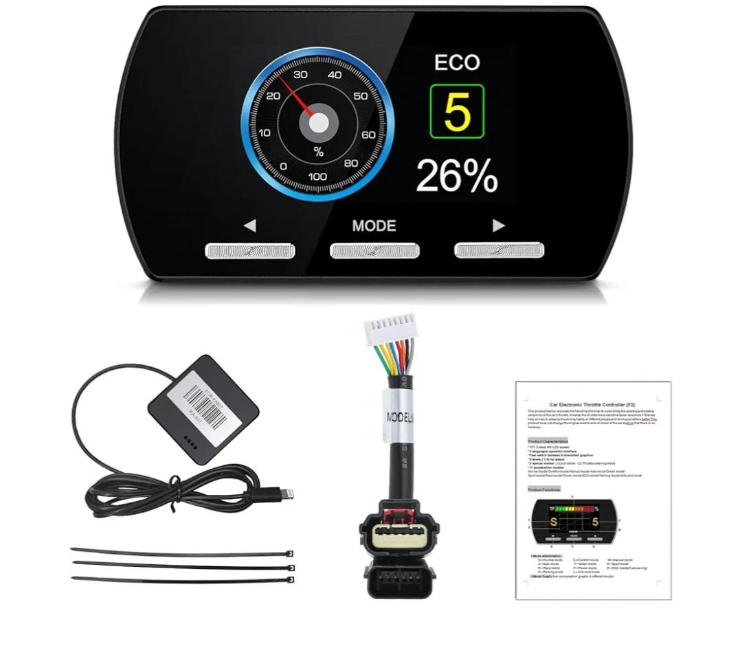 Throttle Response Controller 9 Drive Modes Throttle Controller Electronic Pedal Accelerator Compatible with Ford F150 F250F550 Explorer Mustang Ranger Edge Taurus Fusion Focus,Land Rover,Mazda