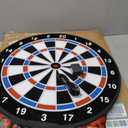 15.5" Professional Electronic Dart Board for Adults - Electric Dart Board Set with 43 Games & 320 Variations, Color Score Display for 1-8 Players, 6 Soft Tip Darts & Throw Line
