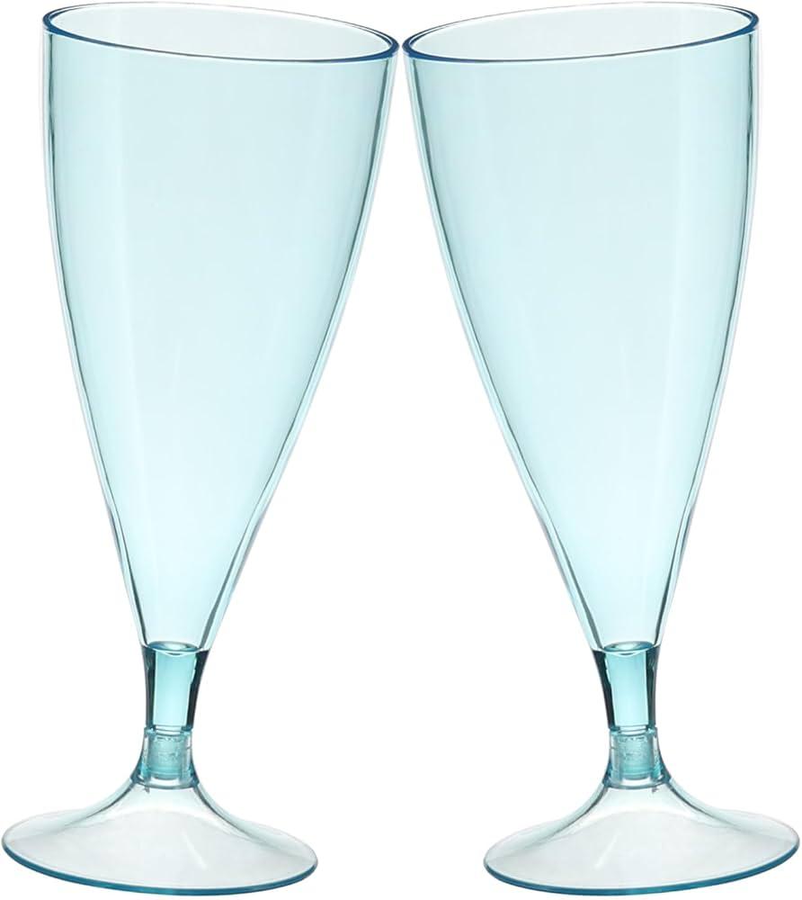 12 Pack Plastic Champagne Flutes, 5.5 Oz Plastic Champagne Glasses Disposable Mimosa Glasses Cups,Champagnes Glasses For Wedding,Party, New Year Or Christmas Cocktail Cups