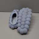 Onngaku Man Women Bubble Slides with Fur Lined Bubble Slippers Comfortable Warm Fun Slippers Shoes for Indoor Outdoor 39-40