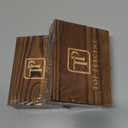 Pack Of 2 Whiskey Stone Gift Box set with 9 Premium Granite Stones (Won't Water Down Your Drink!), Wood Box, Velvet Carrying Bag and Tongs (Natural Red)