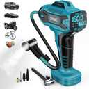 DIYtoolifz Cordless Tire Inflator Air Compressor Compatible with Makita 18V Battery, 160PSI Portable Air Pump with Digital Pressure Gauge, Fast Inflation for Cars, Motorcycles, Bikes(Bare Tool)