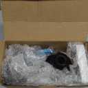 Thick Glass Soap Dispenser - Kitchen Dish Hand Soap Dispenser Set, Rustproof Pump Soap Lotion Dispenser Bathroom with Tray,14 Stickers for Kitchen Decor Amber Bottle/Black Pump