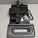 Perlegear Universal Swivel TV Stand Base for 3270 inch TVs, Height Adjustable Table Top TV Stand Mount with Tilt, Tempered Glass Base, Holds up to 88 lbs, Max VESA 400x400mm, PGTVS26