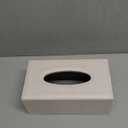 Leather Tissue Box Cover Rectangle,Stylish Tissues Box Holder Modern Rectangular Facial Paper Towels Organizer/Dispenser Decor Tissue Cover for Bathroom NightStand Coffee Table Home Office Desk.Beige