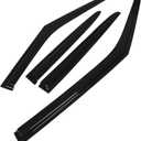 Silscvtt Window Visors Shade Sun Rain Wind Guards Deflectors Cover Acrylic Outside Replacement for Veloster 2011 2012 2013 2014 2015 2016 2017