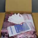 4 FT x 6 FTPink Shimmer Wall Backdrop,Shiny Sequins,24PCS Sequins Backdrop Decoration Panels,Glitter Bling Photo Background Decorations for Birthday Party Wedding Graduation Anniversary Baby Shower