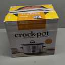 Crock-Pot 4.5 Quarts Manual Design Series Slow Cooker with 3 Manual Heat Settings Cooks Meals for 4 Plus People with Removable Stoneware Bowl, Silver