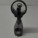 O2COOL Deluxe Handheld Battery Powered Water Misting Fan (Grey) (Single)