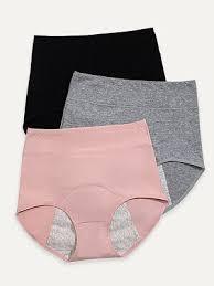 Women's Washable Incontinence Underwear 3 Pack, Leakproof Ladies Panties High Waist, Incontinence Protective Briefs for Minor Bladder Leak(XL)