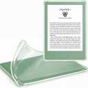 CoBak Clear Case Exclusively for 6 Inch Kindle 2024 and 2022 Releases (11th Generation) - Ultra Slim Soft TPU Transparent Cover, Lightweight and Durable Protection