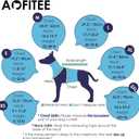 AOFITEE Dog Life Jacket Large, XL Dog Life Vest for Swimming, XL Dogs Swim Vest, High Buoyancy Pet Float Life Preserver with Back Zip and Rescue Handle, Adjustable Dogs Swimming Vest for Large Dogs