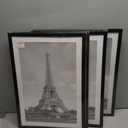 6 Sets 17x22 Picture Frame, Frames for 17 x 22 Canvas Collage Photo Poster Certificate Wall Gallery, High Transparent Horizontal Vertical Black 17 by 22 Inches