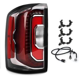 Tail Light Assembly Compatible with 2016 2017 2018 GMC Sierra 1500-Taillamp Taillights assy outer with Bulbs for 2018 Sierra 1500 Denali LED Type, Left Driver Side, OEM: GM2800295 84365930