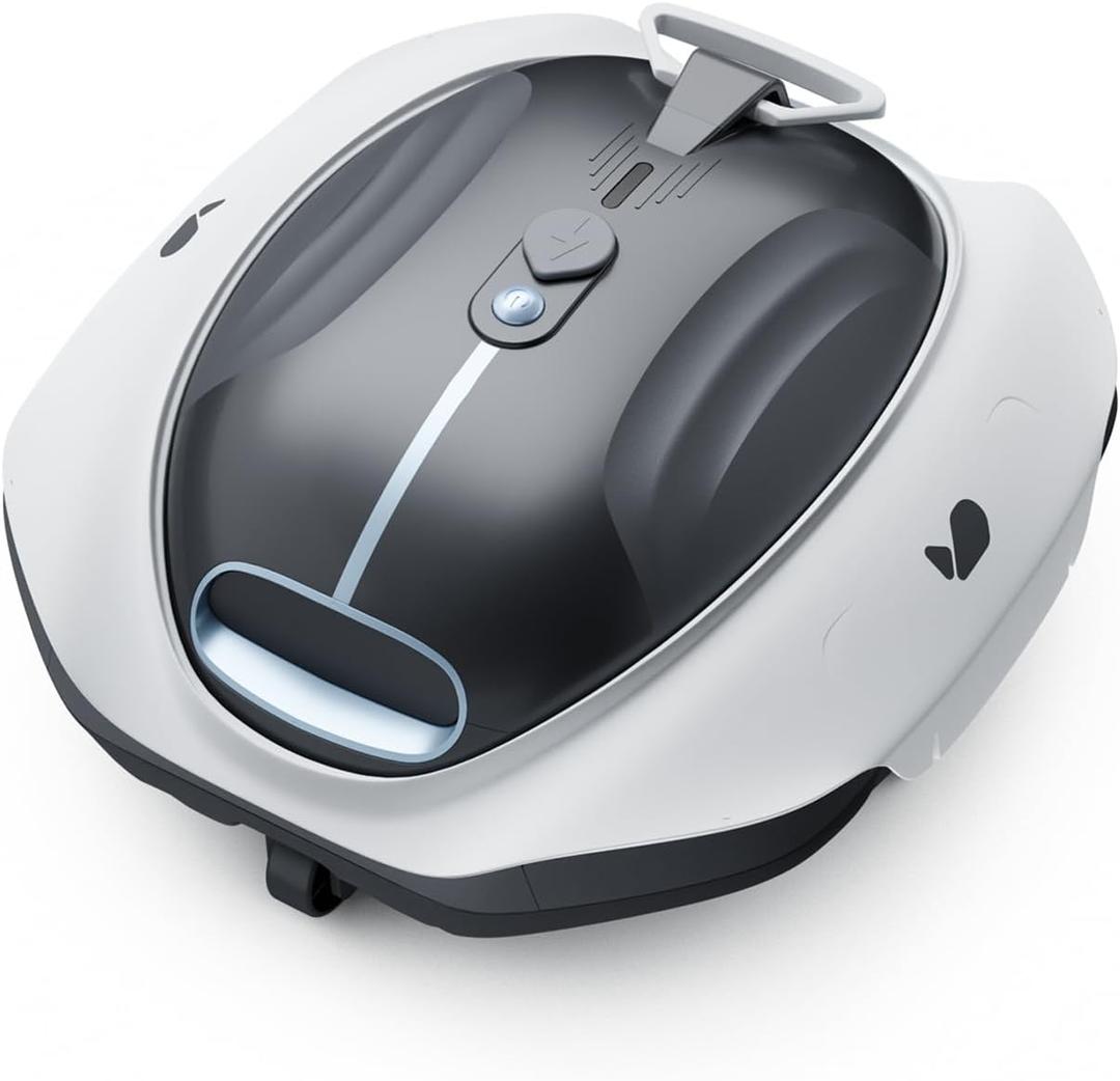 Bubot 300P Pool Vacuum, Cordless Robotic Pool Cleaner, Superior Suction, Smart Senor, DirtLock 2.0, 90-Min Runtime for Above-Ground Flat Pools up to 850 Sq.Ft.