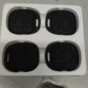 Android Air Tracker 4 PackLuggage Tracker Tags Compatible with Google Find Hub App (Android Only) Bluetooth Tracker with 4 Case Key Finder and Item Locator for Wallets, Backpack, Suitcases-Black