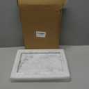 Yew & Tulip Natural Carrara White Marble Vanity Tray, Natural White Marble Serving Tray for Bathroom, Kitchen, Vanity, Home Decor, Wedding etc. (12" x 8" x 1.2")