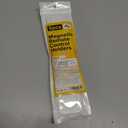 2 x Magnetic Remote Control Holder - 5 Pcs White Set for TV, Fan, and Air Conditioner Remotes - Wall Mount with Self-Adhesive Back for Easy Installation and with our Powerful and Sleek Magnetic Holders