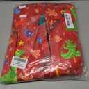 ANGELGGH Family Matching Christmas Onesie Pajamas, Vacation Cute Printed One Piece Pajamas, Xmas Hooded Holiday Sleepwear (Red, L)