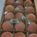 30 pcs Dusty Pink Flocked Velvet Christmas Tree Ball 2.4inch Christmas Tree Ornaments Shatterproof Plastic Decorative Hanging for Xmas Holiday Family Home Store Indoor Decor