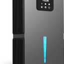 ToLife Dehumidifiers for Bedroom, 95 OZ Dehumidifier for Room with Auto Shut Off, Sleep Mode (1000 sq. ft) Portable Dehumidifier for Bathroom, Home, Basement, RV, 7 Colors LED Light, Grey