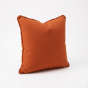Decorative Throw Pillow Covers, Velvet Cushion Covers, Solid Throw Pillow Cases for Couch and Bed, Burnt Orange, 22 x 24 Inches, Set of 1