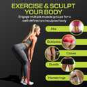 Fabric Resistance Bands for Working Out 5 Strength Levels from Extra Light to Extra Heavy Thick Workout Bands for Legs, Glutes, HIPS, Stretching, Strength Training with Storage Bag