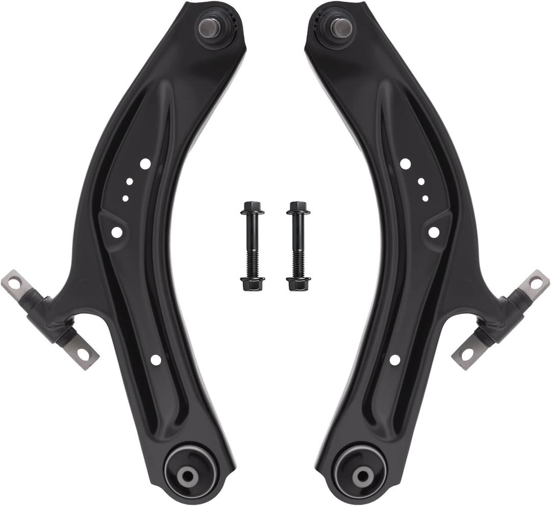 AUQDD 2Pc Suspension (For Submodel:S and SV) Front Lower Control Arm and Ball Joint Assembly Compatible With 14-20 Nis-san Rogue,17-22 Rogue Sport (Replace # K623110 K623111 545014BA0A 545005HA0A)