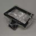 Towel Ring - Thicken SUS 304 Stainless Steel Towel Holder, Towel Racks for Bathroom, Square Modern Design Hand Towel Holder, Contemporary Hand Towel Bar - Matte Black (1PCS)