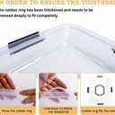 Charcuterie Board with Lid - Bamboo charcuterie Boards, Portable Travel Charcuterie Board, Gifts for Housewarming, Weddings & Women